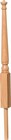 4012 Red Oak Colonial Pin Top Starting Newel Post