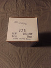  10  Nos Ge J2a Miniuature Neon Lamps - 1 4w   105-125v   T4-1 2   Screw Base