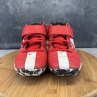 Nike Trout Cleats Shoes Boys Size 4 5y Red White Baseball Angels Sneakers Cq764