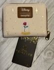 New With Tags  Loungefly Disney Beauty And The Beast Belle Faux Leather Wallet 