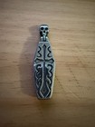 Openable Coffin Stainless Steel Skull Pendant 2 5  X 0 5  Brand New