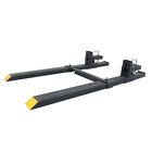 4000lbs W  Stabilizer Bar 60  Tractor Clamp On Pallet Forks Bucket Quick Attach