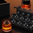 Clear Ice Ball Maker For Whiskey  Circle Ice Cube Tray Make 2inch Ice Sphere    