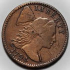 1794 Liberty Cap Large Cent - Graffiti - Us 1c Copper Coin