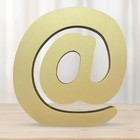 Deezomo 4 Inch 3d Golden Wooden Letter Z Unfinished Wood Craft Decor
