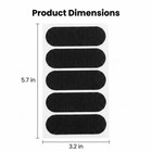 Bgyolp 120 Pcs Bowling Thumb Tape  Pre-cut Fast Release Finger Black