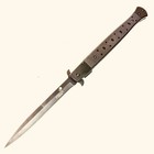 12     Long Black  Spring Assisted Stainless  Blade Folding Pocket Knife