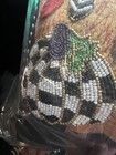 Mackenzie Childs Beaded Decorative Harvest Pumpkin Throw Pillow 16x16 New Sealed