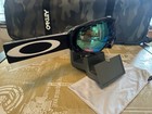 New Oakley Snow Goggles Crowbar Jet Black W  Prizm Jade Iridium Lens Retro Style