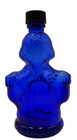 Vintage Charles Jacquin George Washington Cobalt Blue Figural Liquor Bottle 4 