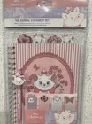 Adorable Marie Disney Aristocats Pink Tab Journal Stationery Set With Marie