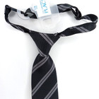 The Childrens Place Necktie Baby toddler Boy Sz 6-9-12-18 Months Black gray Tie