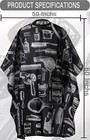Professional Waterproof Hair Styling Cape Nylon Haircuting Salon Cape Gown Ha   