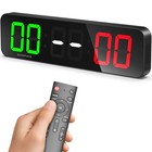 15 2  Large Digital Scoreboard  Variable Led Color  Timer Clock  Tabletop 