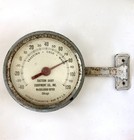 Vintage 40 s Eastern Dairy Equipment Outdoor Thermometer W  Mounting Bracket