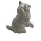 White Persian Kitty Cat Figurine Vintage Beautiful Ceramic Numbered 2470 Japan