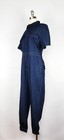 Banana Republic Dark Wash Button Front Short Sleeve Denim Coveralls Women s S