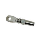 1 4  Marine Swageless Eye Terminal Cable Rail Railing Wire Rope Stainless Steel