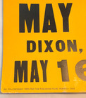 Dixon May Fair Rodeo Easel Back Poster California Advertising Store Display Rare