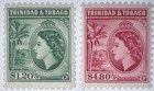 Travelstamps  1953 Trinidad   Tobago Stamps  82a-83a 12 Perf Moglh  1 20    4 80