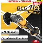 Dewalt Dcg414 18v Max Xr Brushless Angle Grinder125mm One Battery And One Charge