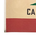 Large Genuine Vintage Cotton California State Bear Flag Cloth American Art
