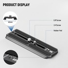 Neewer Qr6d Quick Release Plate - 6 3   1 4    3 8  Screws
