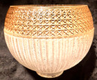 6 Satin  frosted  Glass Lamp Light Shade 2  Fitter 6  Diam 5 5   High