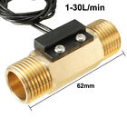 G1 2  Hall Effect Fluid Water Flow Sensor Switch Flowmeter Meter 1-30l min