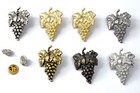 Sommelier Grape Pin - Wine Steward Brooch  bunch Of Grapes 
