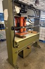 Used Atom Hsp 588 10 Hydraulic Clicker Press