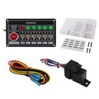 Lr Racing Switch Panel Ignition Engine Start 6 Switch   Lights Switch Panel Bk