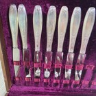 Vintage Rogers Bros 1847 Silverware   Plated Ambassador Pattern 37 Pieces W Case