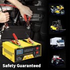Car Battery Charger Heavy Duty 12v 24v Smart Automatic Intelligent Pulse Repair   
