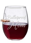 Benshot Bulletproof Wine Glass Set Of 2 Glasses W  Real Bullet Mothers Day Gift 