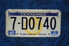 1978 Tennessee License Plate