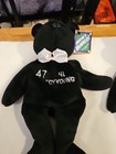  Vintage Salvino s Bammers Plush Bears Lot Of 4 Glavine Clemens Griffey Mcgwire