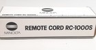  mint  Minolta Rc-1000s Remote Cord Cable With Box Instructions For Alfa Series