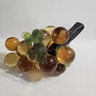 Vtg Lucite Acrylic Grape Cluster Orange And Yellow  Retro Decor