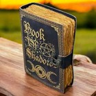 Leather Book Of Shadows Grimoire Journal Magical Spell Notebook 