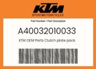 Ktm Oem Clutch Plate Pack Compatible With 50 Sx 2024-2026 compatible With Gasgas