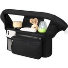 Universal Stroller Organizer With Insulated Cup Holder Detachable Phone Bag A   
