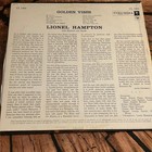 Lionel Hampton     Golden Vibes Lp Record 1959 Columbia Jazz 33 Rpm