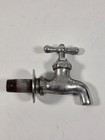 Vintage Farmhouse Old Brass Chrome Sink Faucet Spigot 