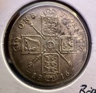 Great Britain 1916 Florin Choice Bu Toned