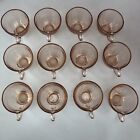 Set Of 12 Vintage Blush Pink Teacups