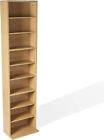 Media Storage Tower Cabinet Game Movie Video Organizer Cd Dvd Stand Shelf Rack