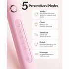 Fairywill Electric Toothbrush Sonic Usb Rechargeable 8 Brush Heads Travel Case