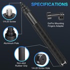 Inksoon 3m Extended Carbon Fiber Invisible Selfie Stick For Insta360 Insta 360