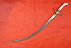 Superb Antique Shamshir Sword Wootz Blade Gold Islamic Calligraphy Dagger 18cent